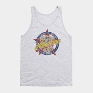 America-The Best Damned Country in Our Nation Funny Patriotic Tank Top